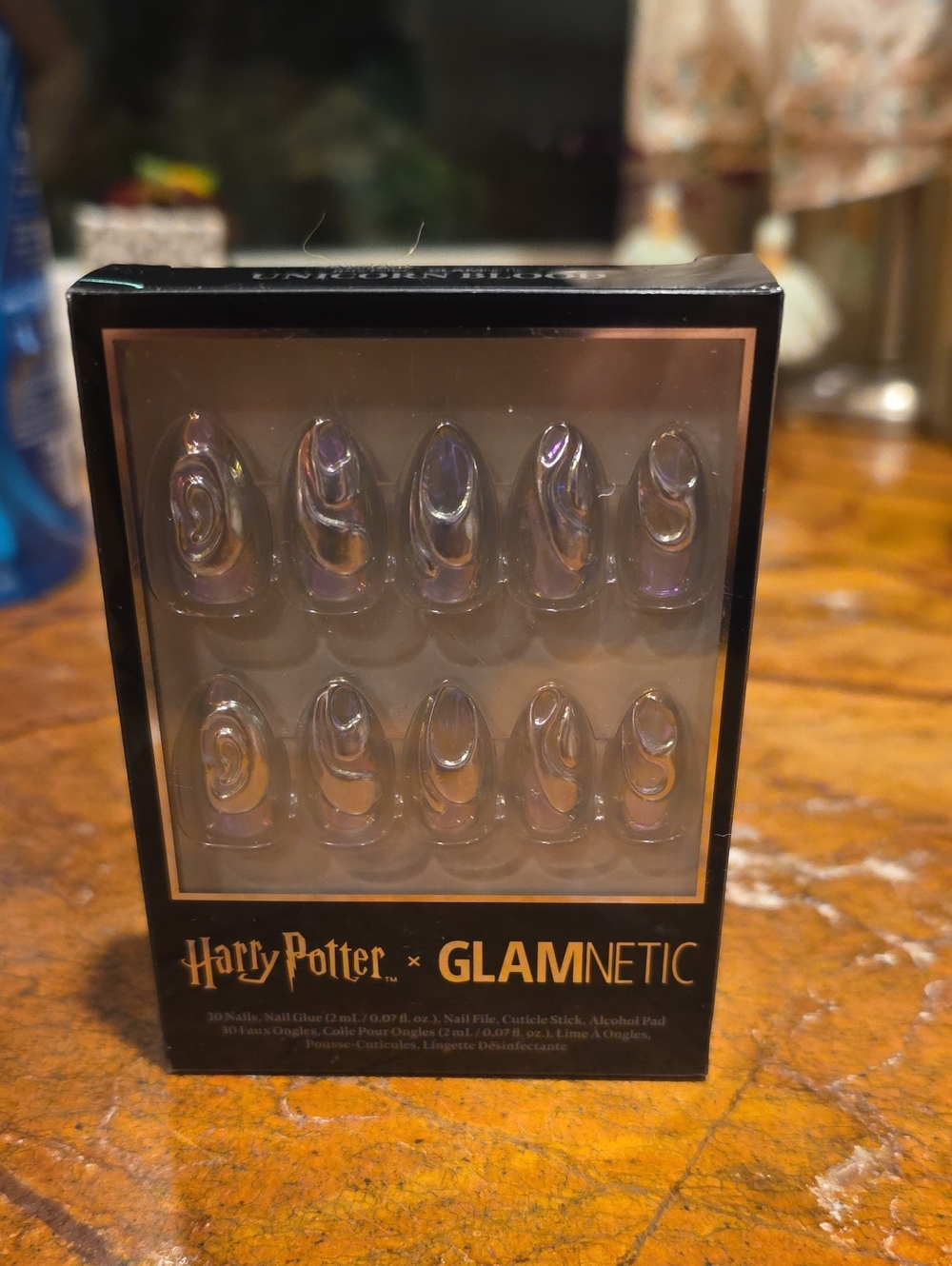 Harry Potter Glamnetic Iridescent Press-On Nails - Unicorn Blood